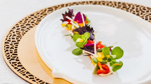 Assiette du restaurant Le Favre d'Anne à Angers