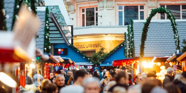 Marché de Noël, place du Ralliement