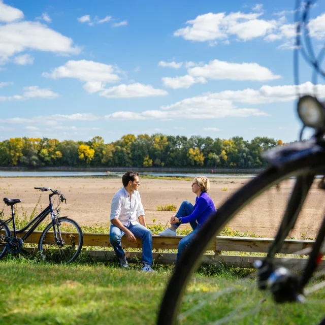 Balade à vélo en bord de Loire