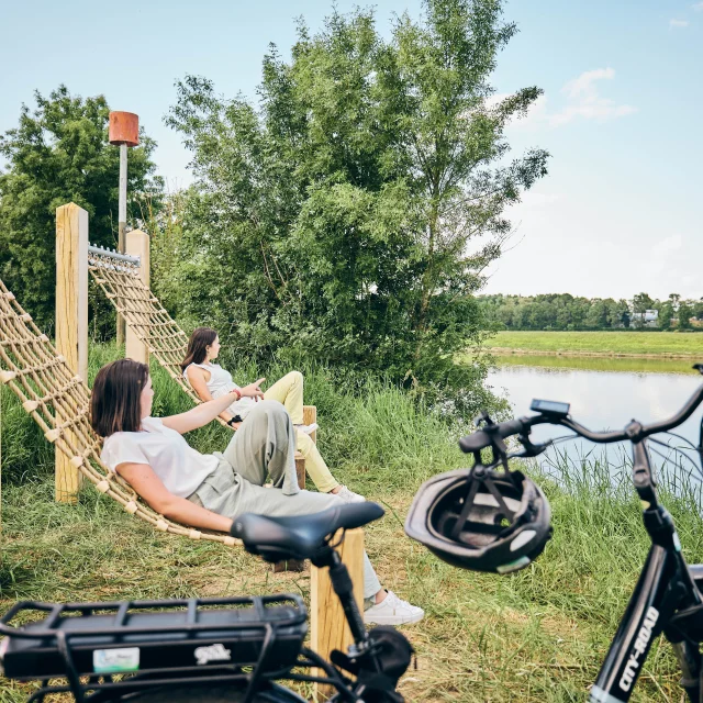 Détente au bord du Loir