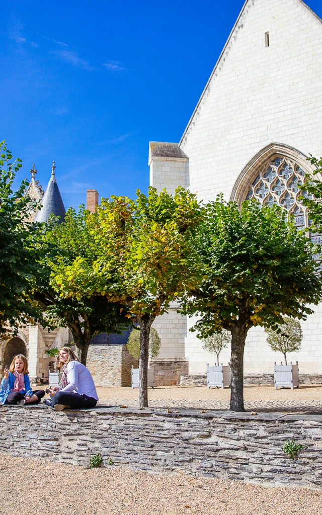 Inner courtyard of the Château d'Angers