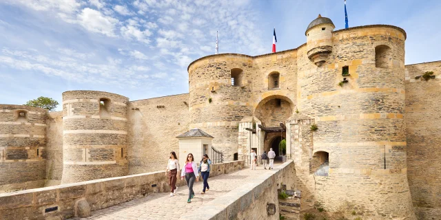 Entrée du château d'Angers