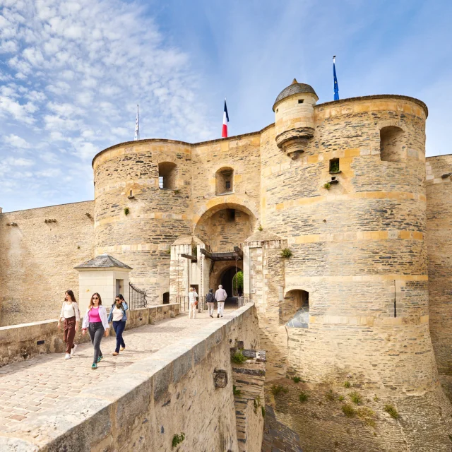 Entrée du château d'Angers