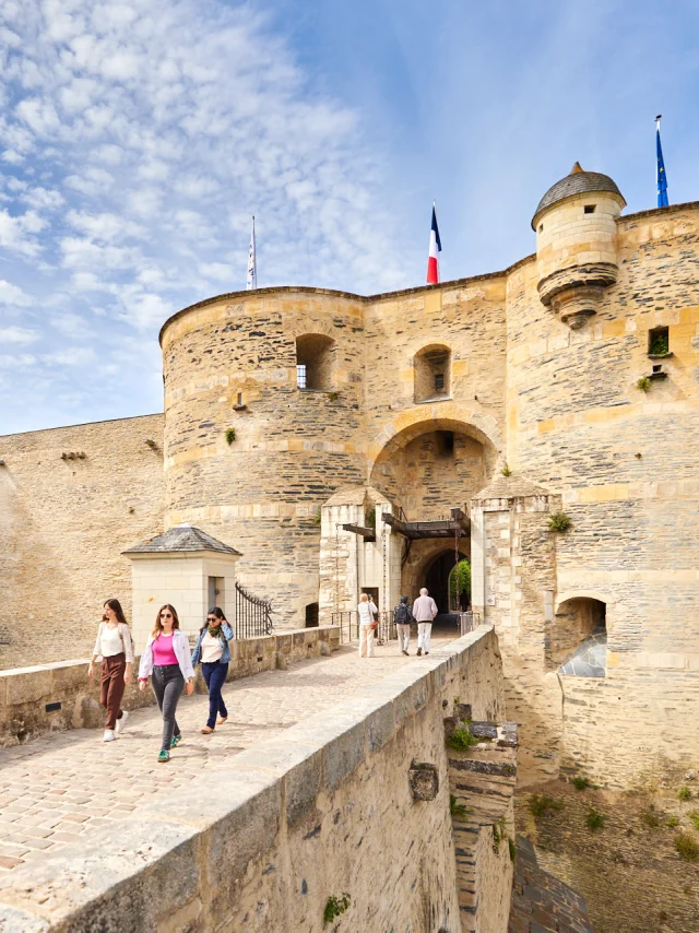 Entrée du château d'Angers