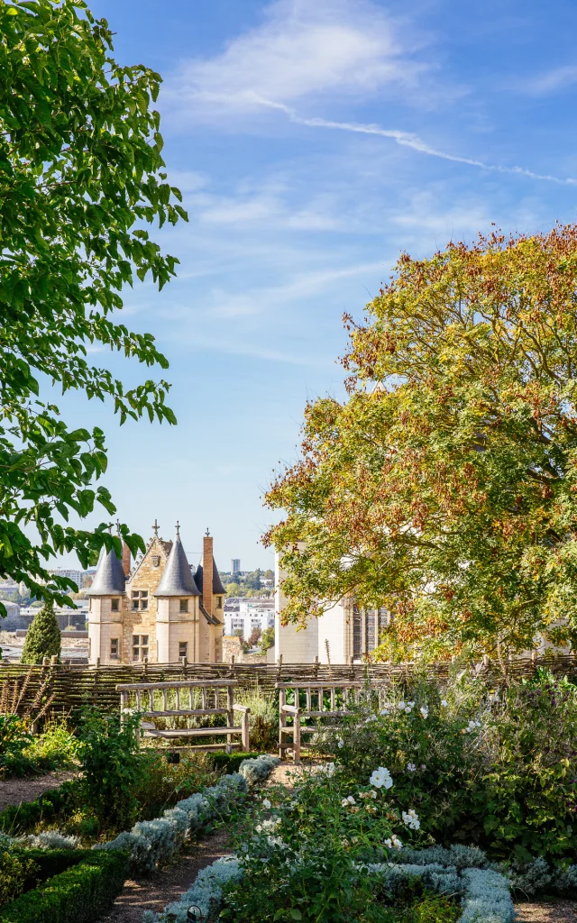 Gardens of Angers castle