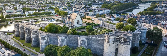 Chateau Angers Aerial View C Alexandre Lamoureux