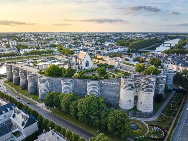 Chateau Angers Aerial View C Alexandre Lamoureux