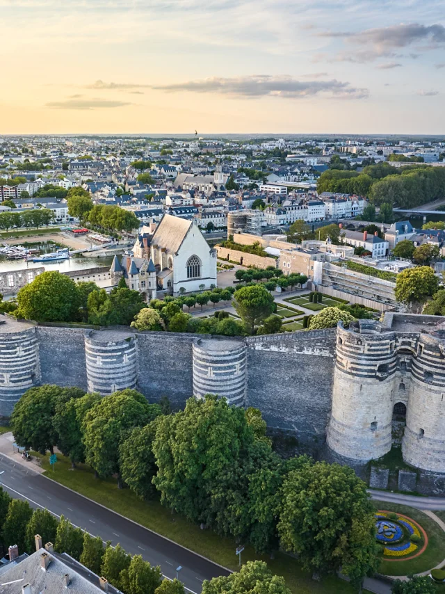 Chateau Angers Aerial View C Alexandre Lamoureux