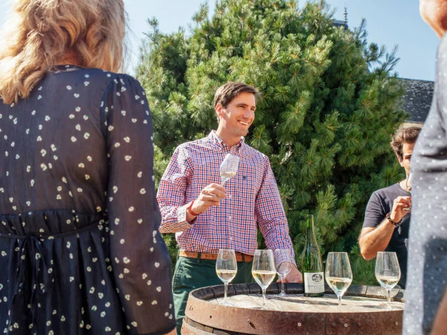 Dégustation de vin du Château d'Epiré