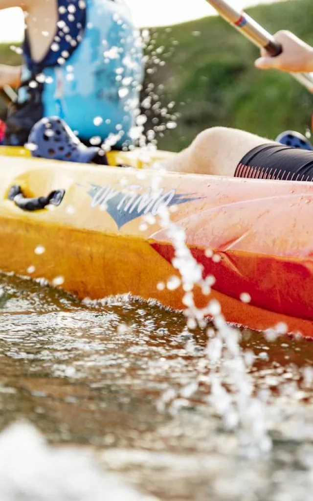 canoeing and kayaking on the river