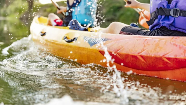 Balade en canoë kayak sur la rivière