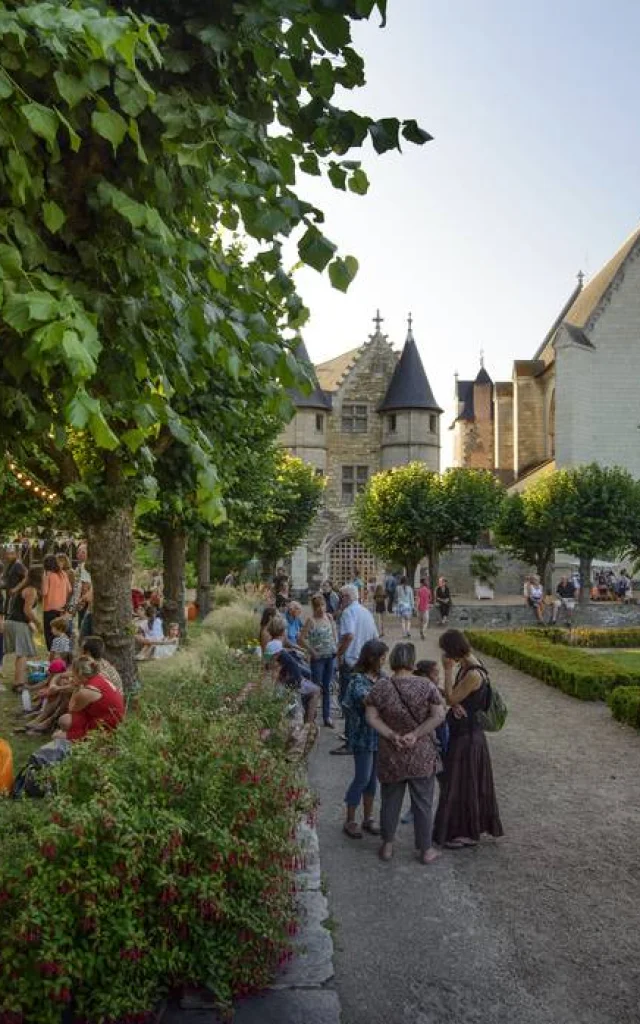 Angers castle in family