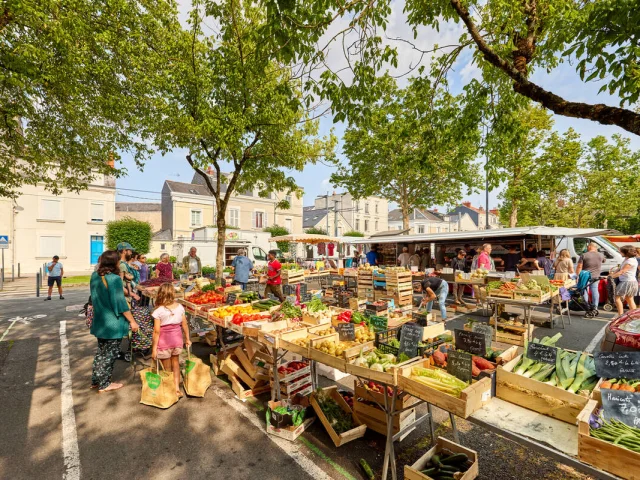 La Fayette market in Angers