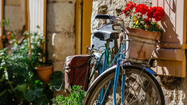 Bike in Béhuard