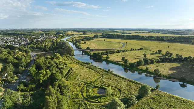 Briollay vue du ciel