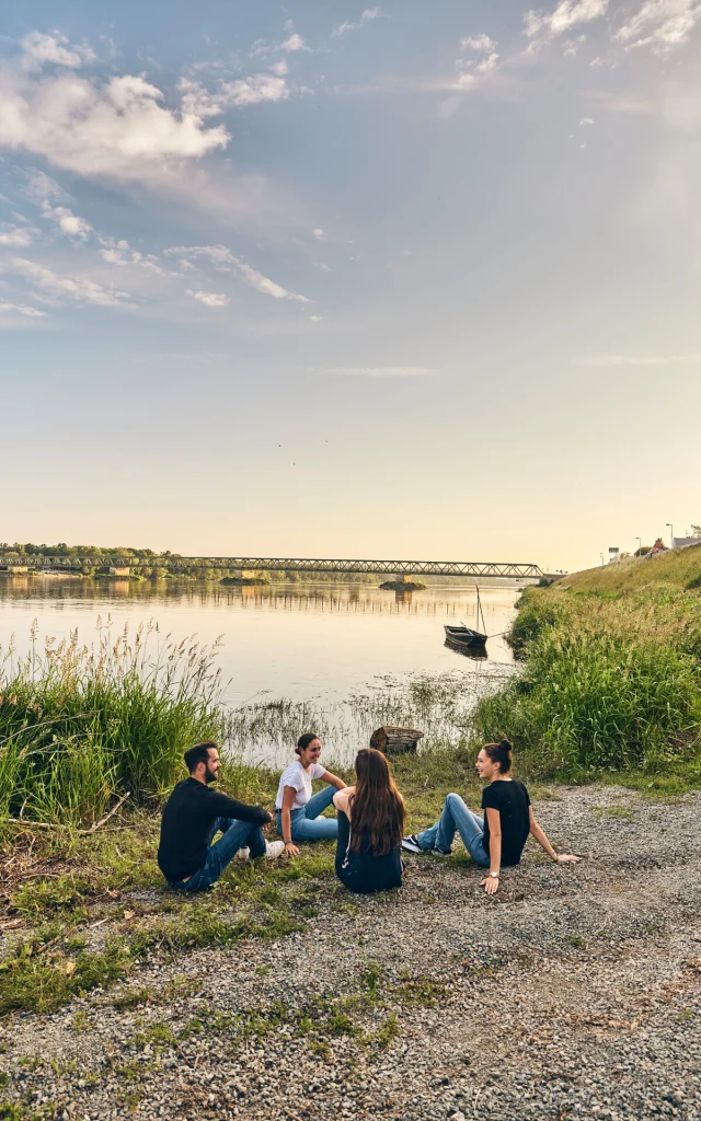 On the banks of the Loire