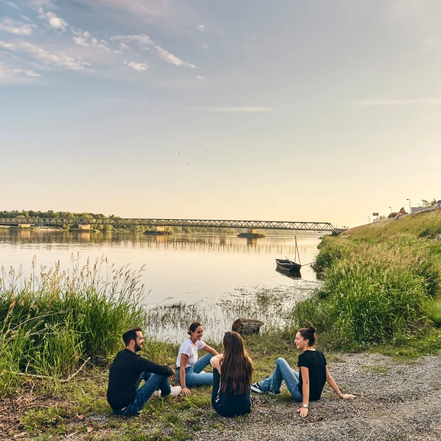 On the banks of the Loire