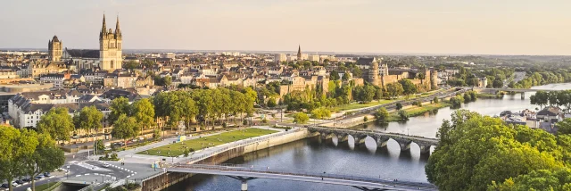 Angers, vue aérienne