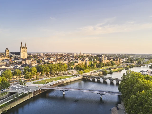 Angers, vue aérienne