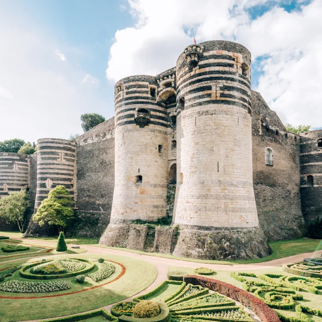 Jardins des douves du Château d'Angers