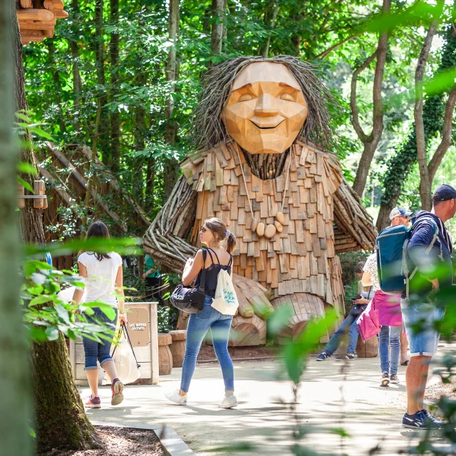 Décor du parc Terra Botanica