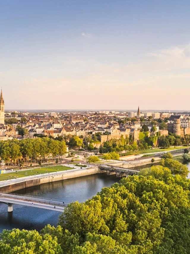 Panoramic view of Angers