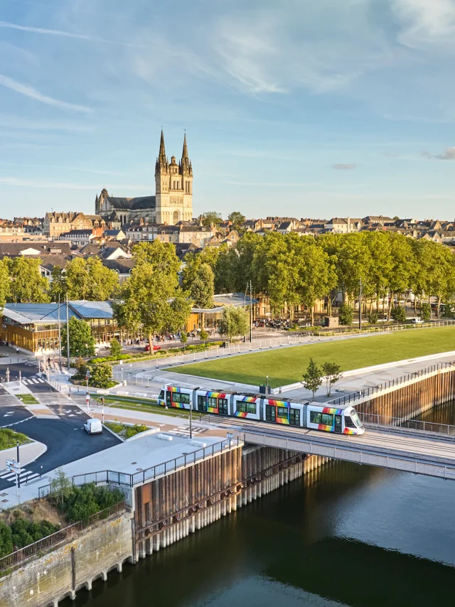 Vue aérienne d'Angers