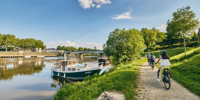 Angers waterfront bike ride