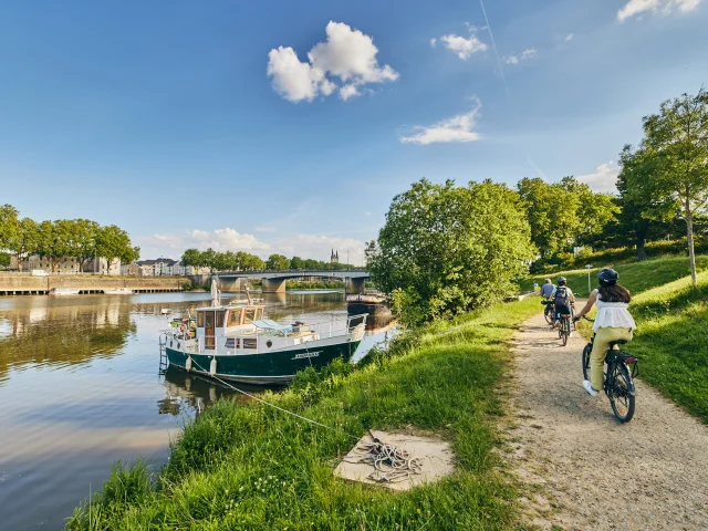 Angers waterfront bike ride