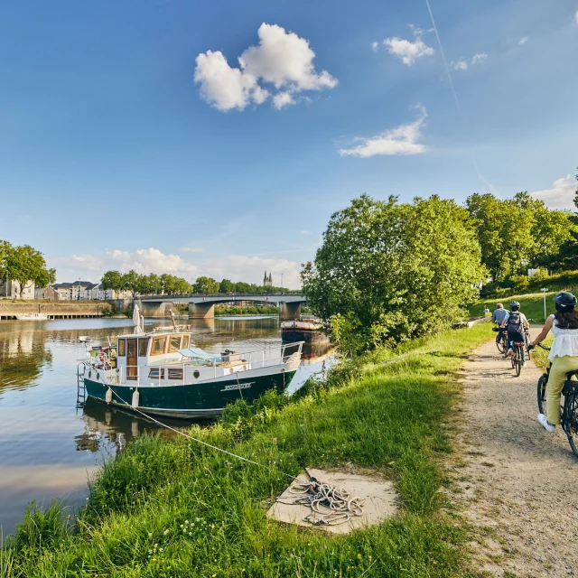 Angers waterfront bike ride