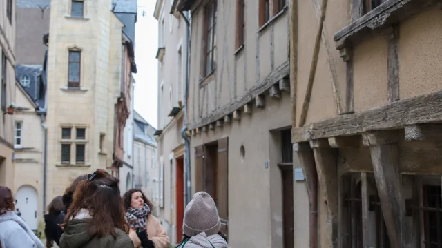 Groupe en visite gourmande dans les rues d'Angers