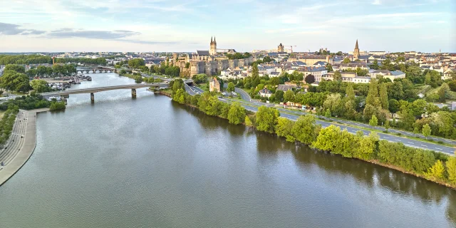 Aerial view Angers A Lamoureux