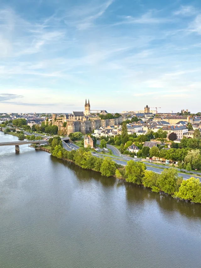 Vue aérienne d'Angers