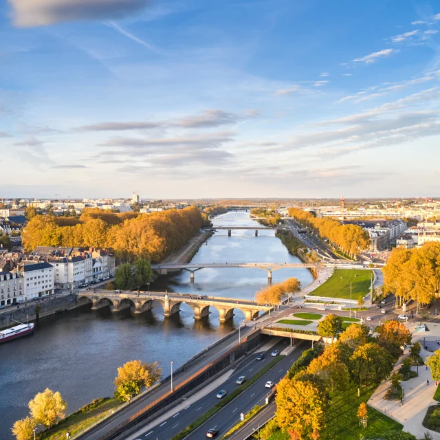 Vue Aerienne Angers Automne Alexandre Lamoureux