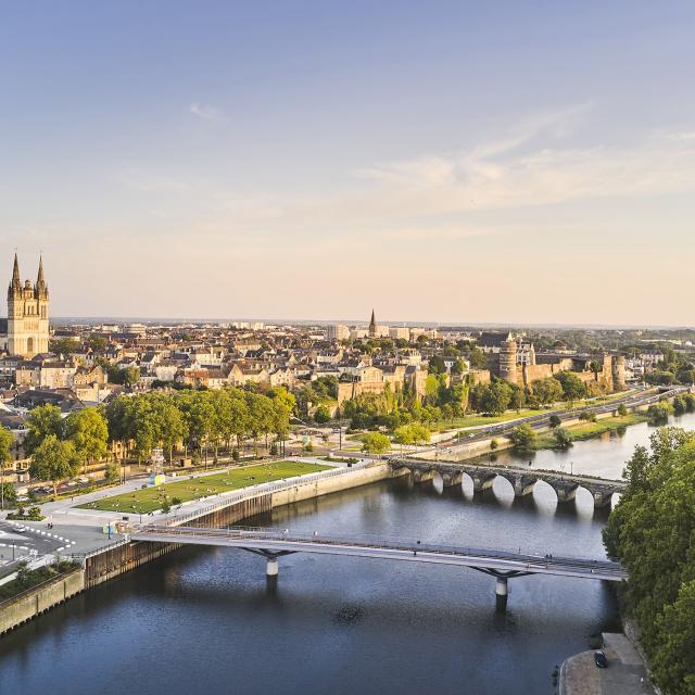 Angers vue aérienne