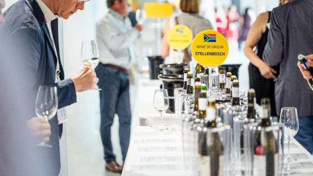 Congrès chenin, dégustation de vins par les visiteurs