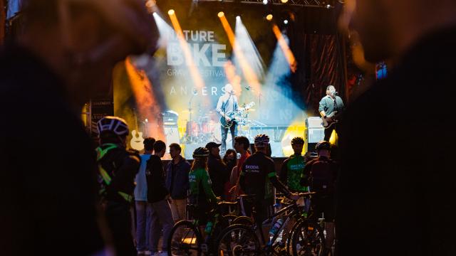 Concert du festival Nature is bike