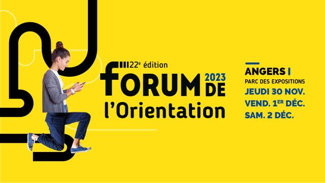 Visuel Forum Orientation Angers 2023