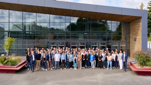 Photo de classe de l'équipe Destination Angers 2024